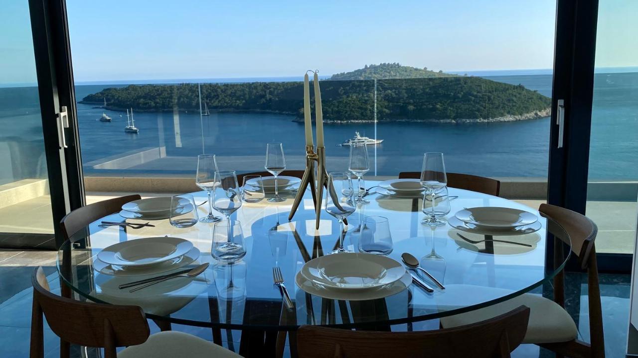 New&Luxury Apartment With An Outstanding View - Bombii Blue Dubrovnik Bagian luar foto